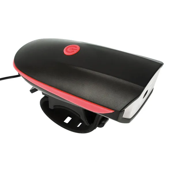 Rechargeable Bike Headlight with Horn + Tail Light