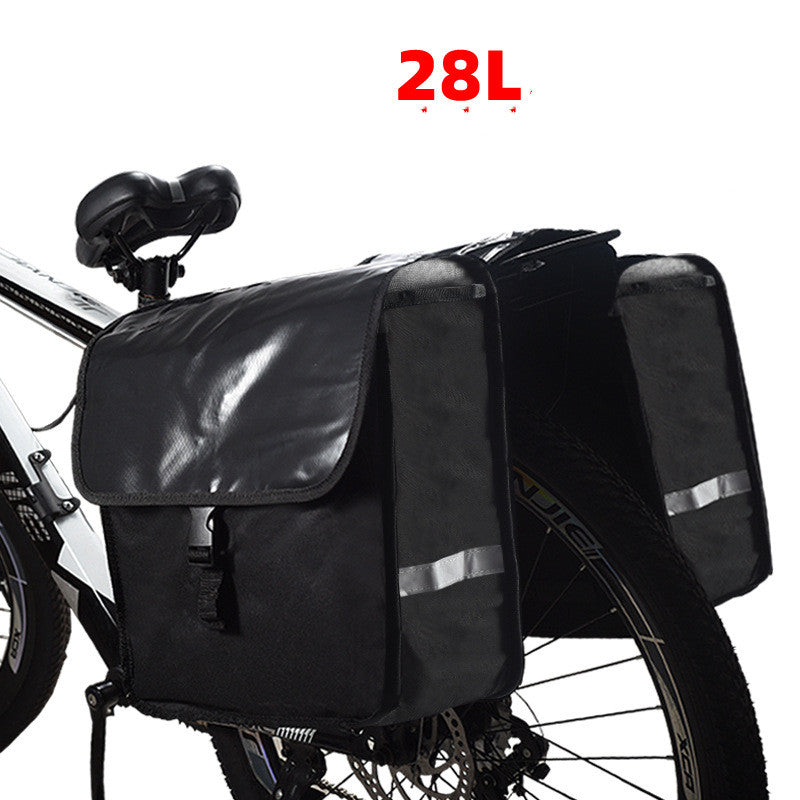 Double pannier side view