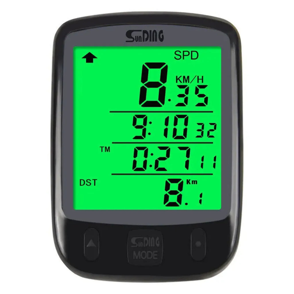 Wired bike speedometer display
