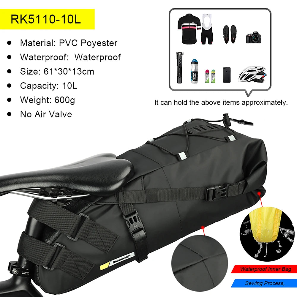 Rainproof Seat Bag (10L / 13L)