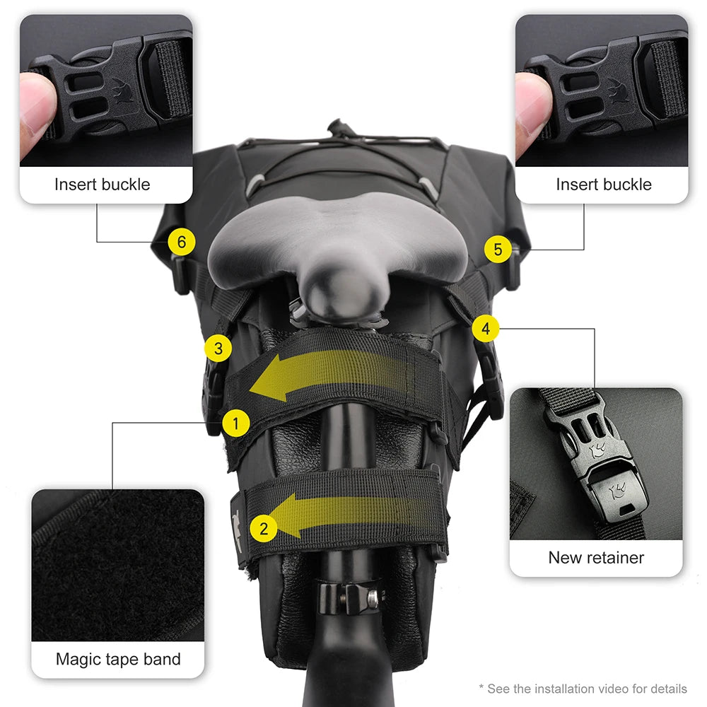 Rainproof Seat Bag (10L / 13L)