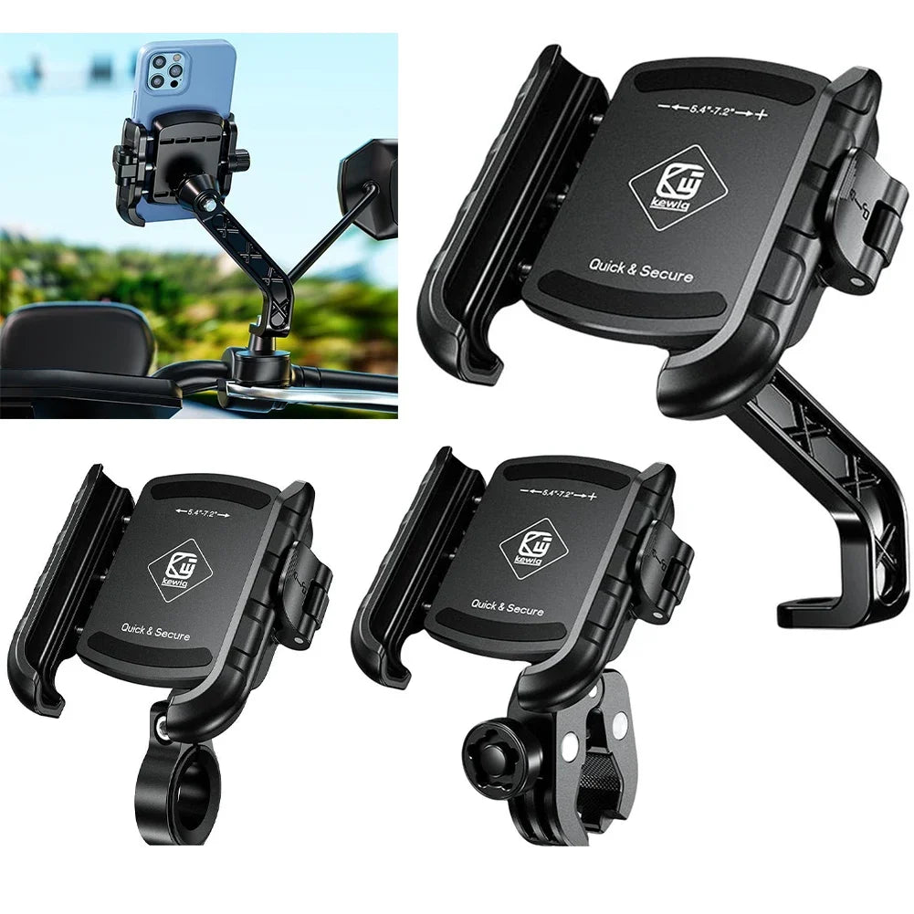 360° Aluminum Phone Mount (Bike, E-Bike & Moto)