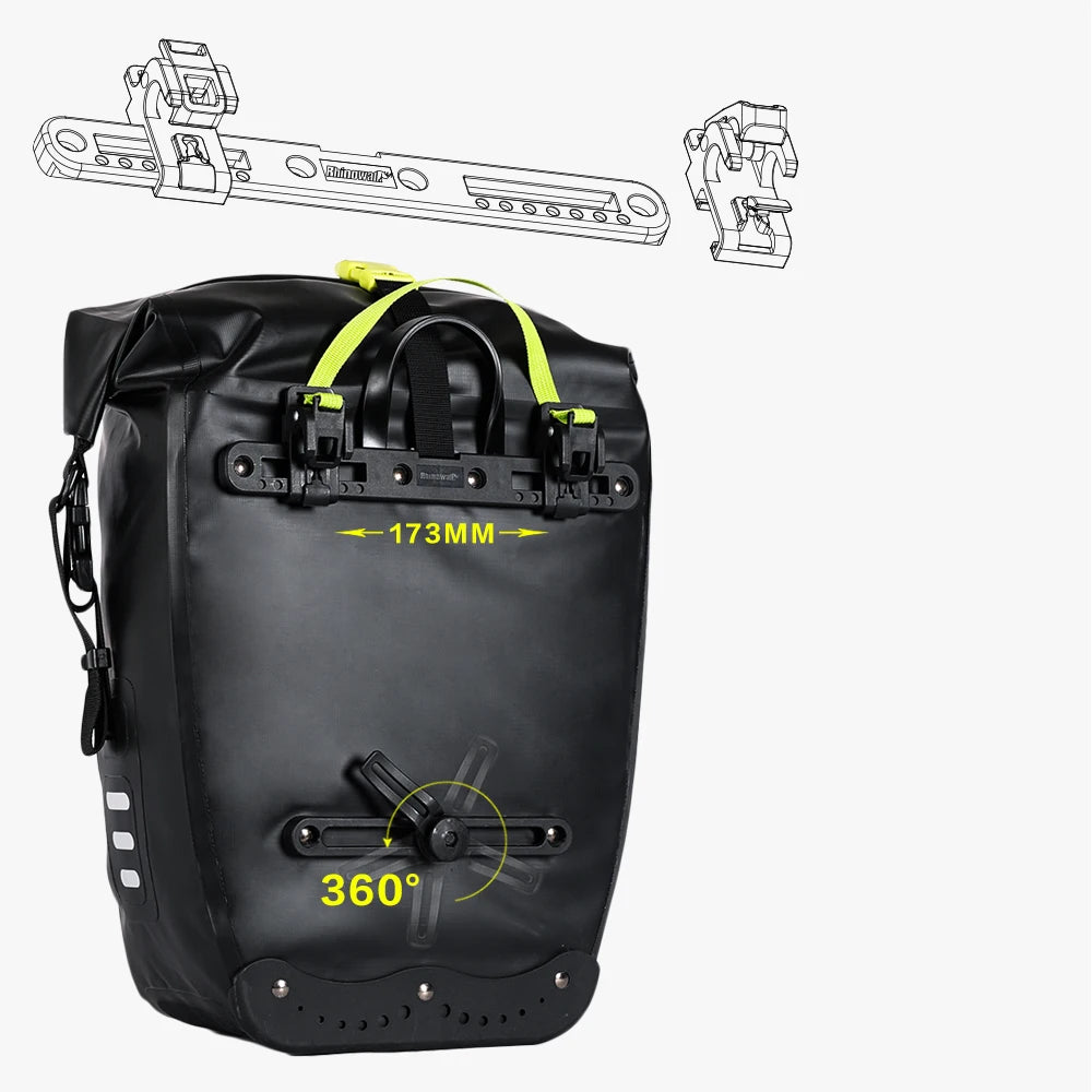 Waterproof Rear Pannier (27L)