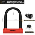 Steel U-Lock (Bike, E-Bike & Moto)