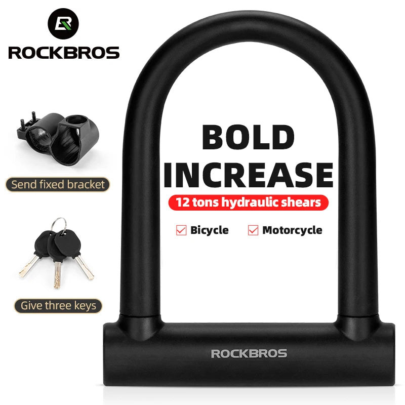 Steel U-Lock (Bike, E-Bike & Moto)