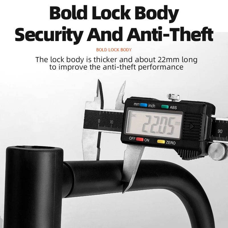 Steel U-Lock (Bike, E-Bike & Moto)
