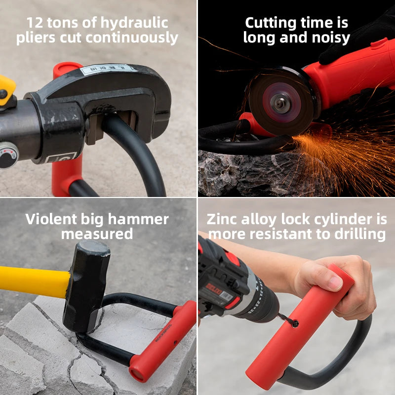 Steel U-Lock (Bike, E-Bike & Moto)