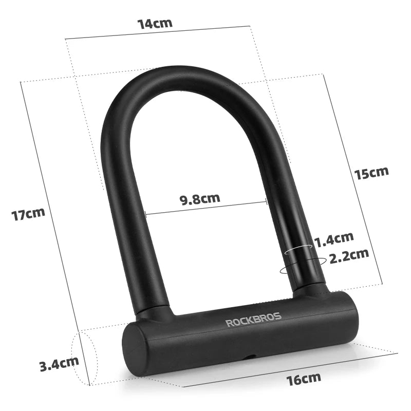 Steel U-Lock (Bike, E-Bike & Moto)